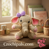 Crochet Boneka Gajah Ellie