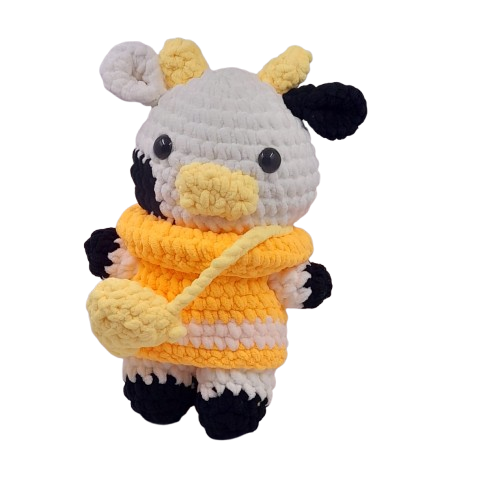 Crochet Boneka Sapi Sunny Moo
