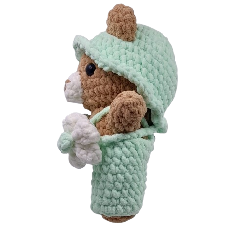 Crochet Boneka Beruang Matcha
