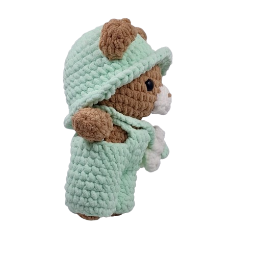 Crochet Boneka Beruang Matcha