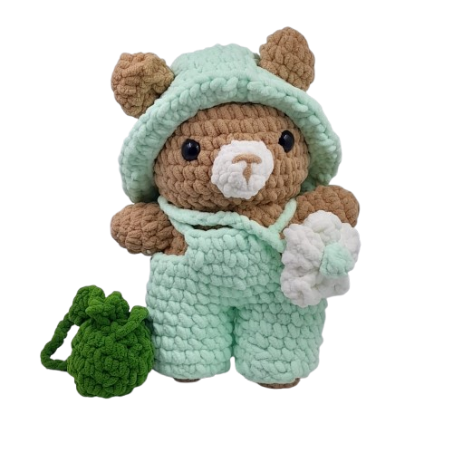 Crochet Boneka Beruang Matcha