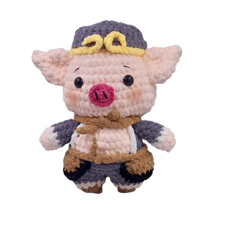Crochet Boneka Babi Patkay