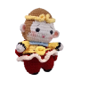 Crochet Boneka Mini Wukong