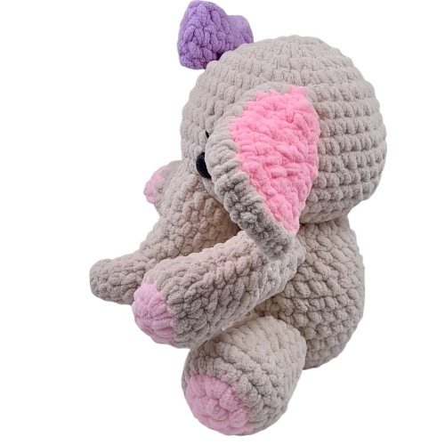 Crochet Boneka Gajah Ellie
