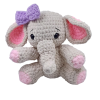 Crochet Boneka Gajah Ellie