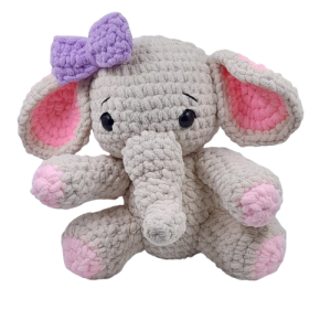 Crochet Boneka Gajah Ellie