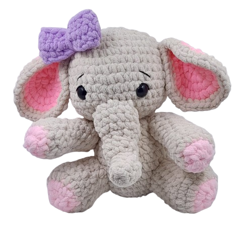 Crochet Boneka Gajah Ellie