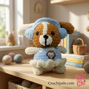 Crochet Boneka Anjing Puppy Barkley