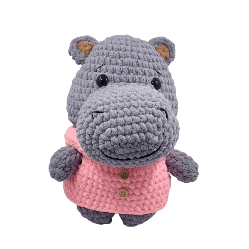 Crochet Boneka Hippo Kuda Nil Pippo