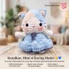 Mimi kucing Crochet Boneka Kucing Mimi