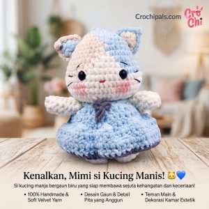 Crochet Boneka Kucing Mimi